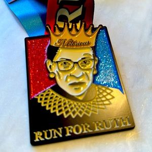 Run for Ruth Bader Ginsburg collector item running medal